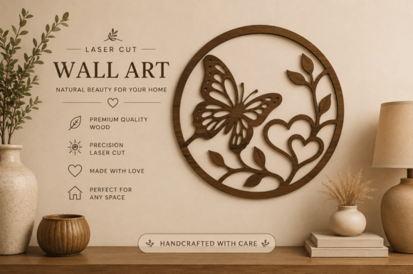 Download Butterfly Wall Art SVG,Laser Cut Files - Laser cut files Collection