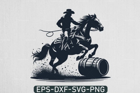 Download Barrel Racing Svg, Woman on Horse Svg - Premium Bundle