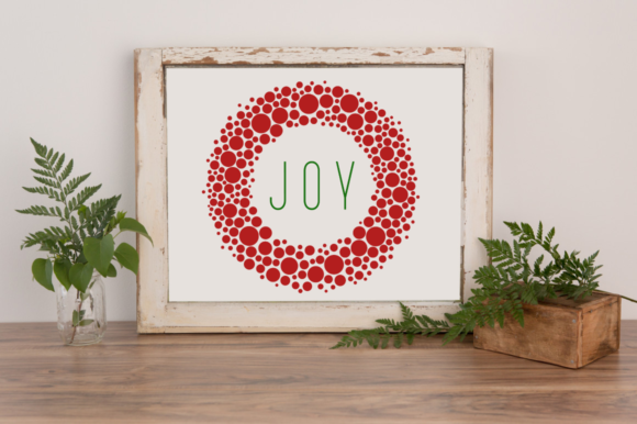 Download Joy with Leaf Wreath Svg 2 - Leaf wreath Collection